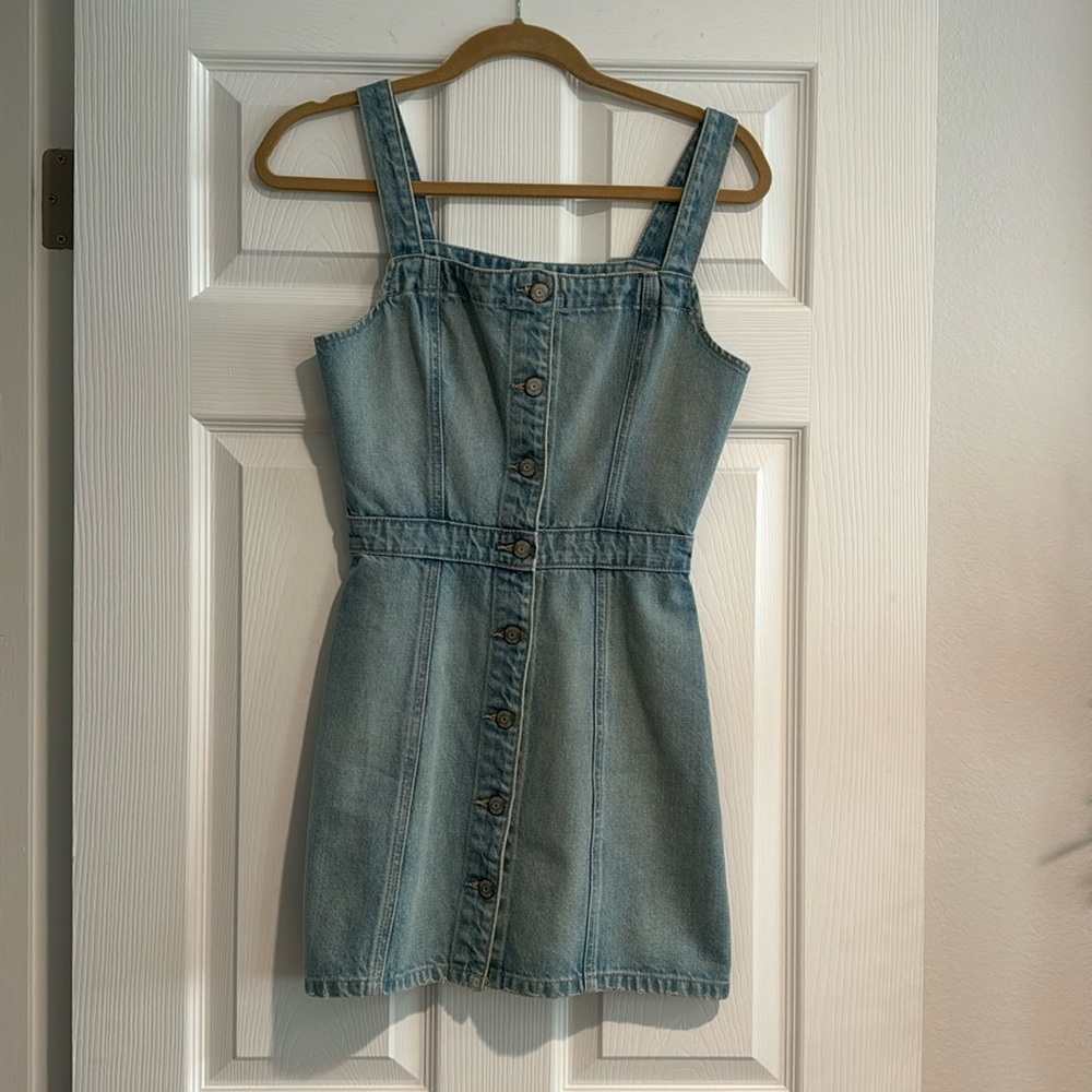 Boyish Kennedy button down mini dress. Color: The Misfits